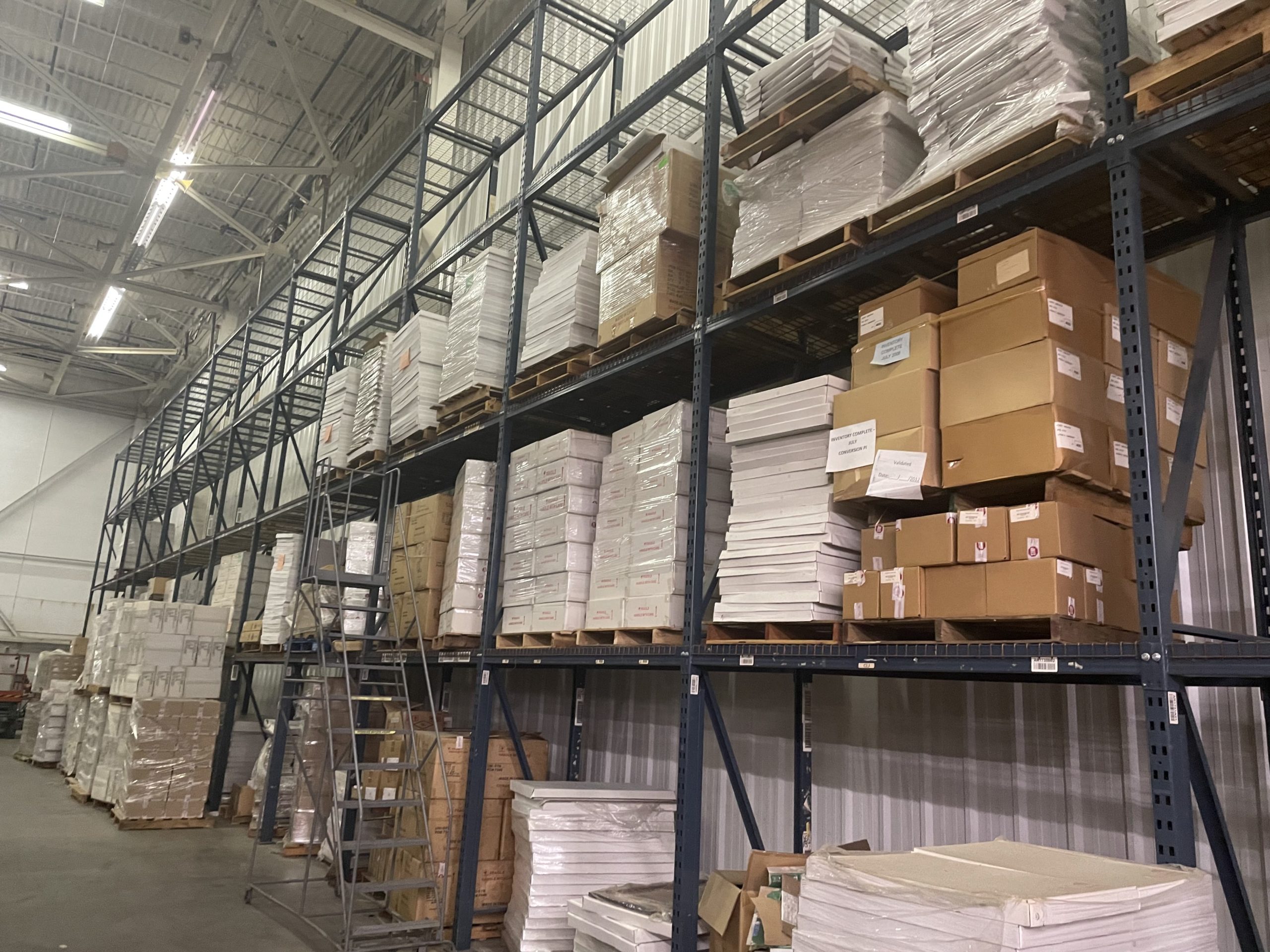 Used Pallet Racking Purchased in Columbus, OH