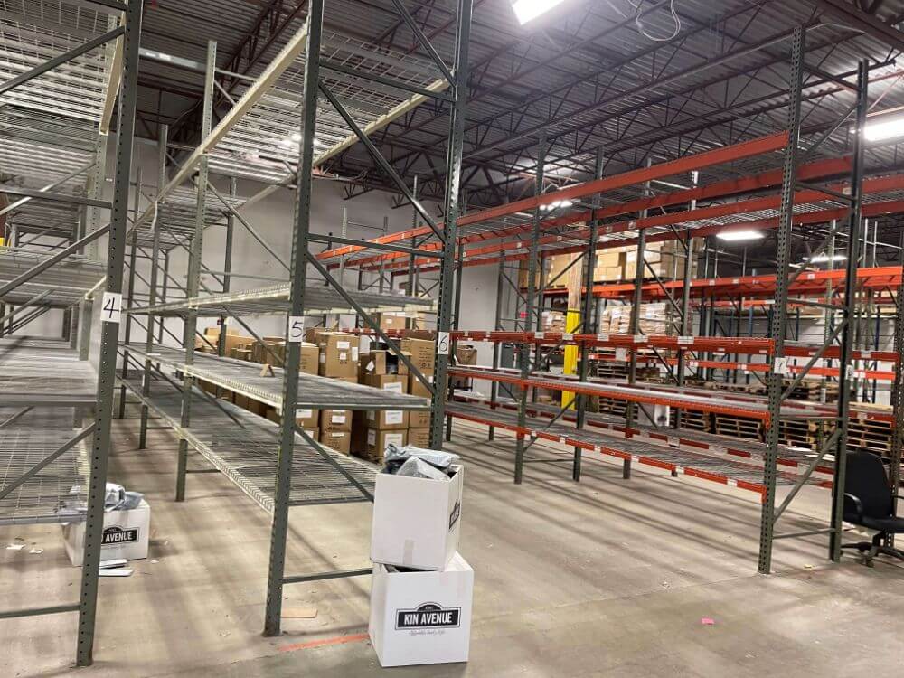 Used Pallet Racking Purchased in Columbus, OH.