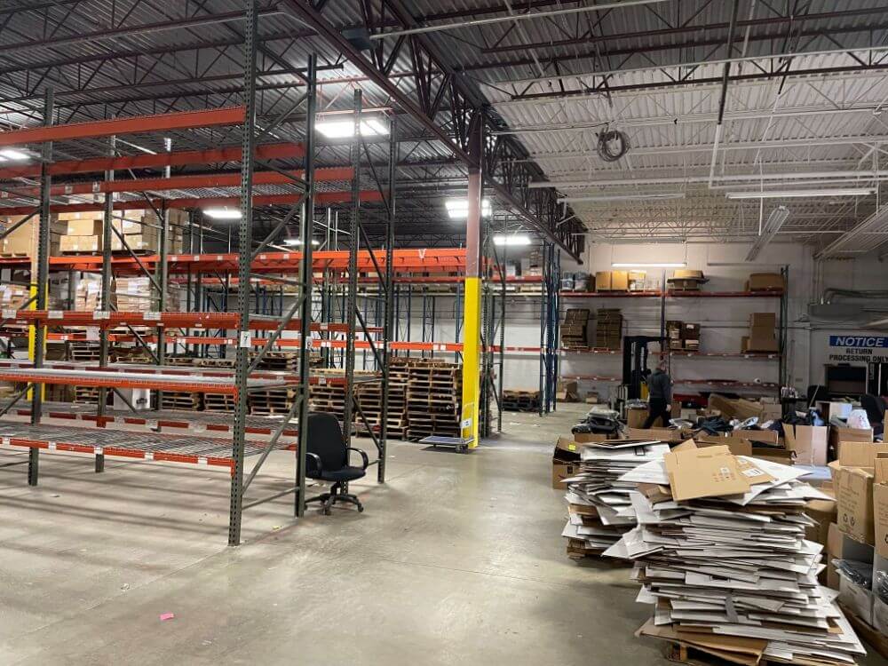 Warehouse equipment transfer Columbus, OH