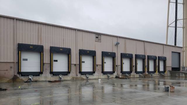 Multiple Commercial Dock Door Cut Outs